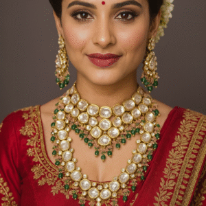 MEENAKARI KUNDAN NECKLACE-M1002